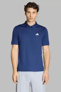 Wehkamp adidas Performance sportpolo donkerblauw aanbieding