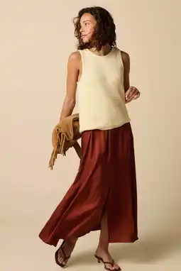 Wehkamp Sissy-Boy midi rok donkerrood aanbieding
