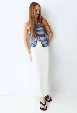 Wehkamp MANGO TEEN maxi rok wit aanbieding