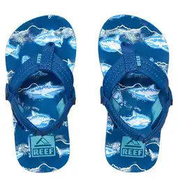 Wehkamp Reef teenslippers met hielbandje donkerblauw aanbieding