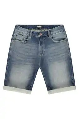 Wehkamp Cars denim regular short dark blue denim aanbieding
