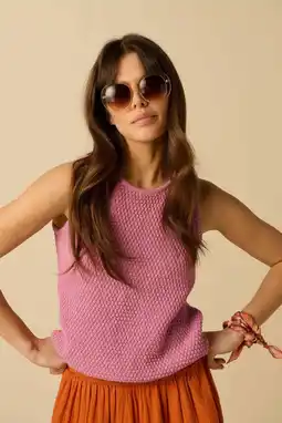 Wehkamp Sissy-Boy katoenen top - roze aanbieding