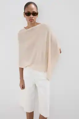 Wehkamp Mango poncho lichtgeel aanbieding