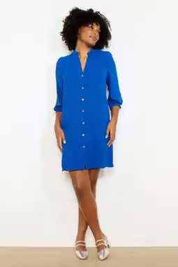 Wehkamp LOLALIZA blousejurk blauw aanbieding