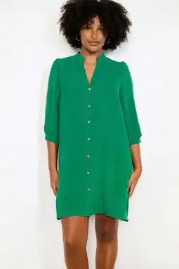 Wehkamp LOLALIZA blousejurk groen aanbieding