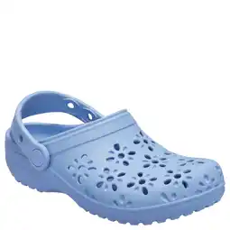 Wehkamp Crocs Schoolkind/Tiener classic floral cut out clogs blauw aanbieding