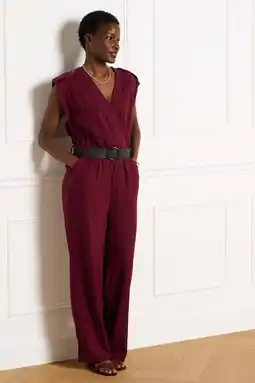 Wehkamp LOLALIZA jumpsuit donkerrood aanbieding