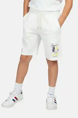 Wehkamp Cars regularwaist sweatshort wit aanbieding