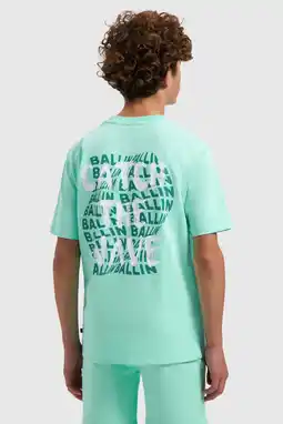 Wehkamp Ballin T-shirt met backprint mintgroen aanbieding