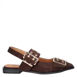 Wehkamp Nelson slingback loafers bruin aanbieding