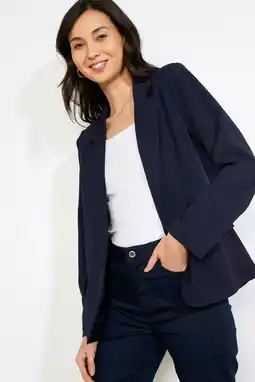Wehkamp LOLALIZA getailleerde blazer donkerblauw aanbieding