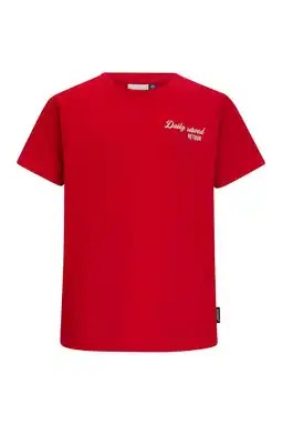 Wehkamp Retour Jeans T-shirt met backprint rood aanbieding