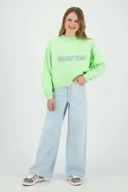 Wehkamp Raizzed highwaist wide leg jeans wide leg jeans light blue denim aanbieding