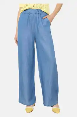 Wehkamp LOLALIZA denim wide leg regularwaist broek medium blue denim aanbieding