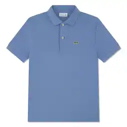 Wehkamp Lacoste pique polo lichtblauw aanbieding