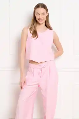 Wehkamp LOLALIZA cropped top lichtroze aanbieding