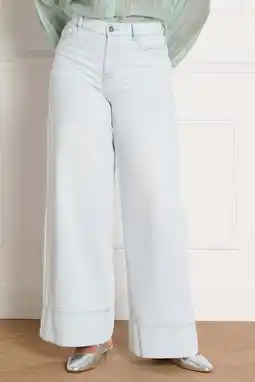 Wehkamp LOLALIZA wide leg jeans light blue denim aanbieding