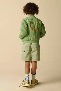 Wehkamp Sissy-Boy bomberjack quilted met backprint groen aanbieding