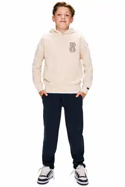 Wehkamp Retour Jeans hoodie met backprint crème aanbieding