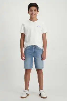 Wehkamp Cars denim regular short stonewashed aanbieding