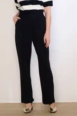 Wehkamp LOLALIZA regularwaist broek marineblauw aanbieding
