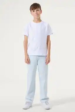 Wehkamp Garcia straight leg jeans light blue denim aanbieding