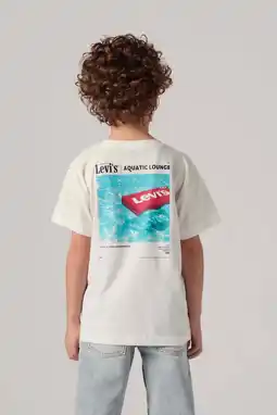 Wehkamp Levi's T-shirt met backprint wit aanbieding