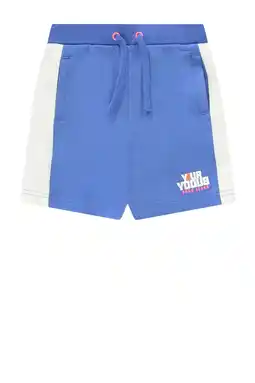 Wehkamp Little Cars regular sweatshort blauw aanbieding