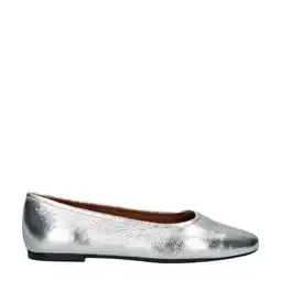 Wehkamp Vagabond leren ballerina's zilver aanbieding