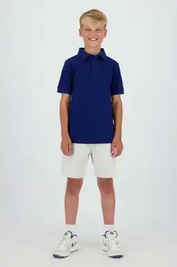 Wehkamp Raizzed pique polo donkerblauw aanbieding