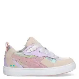 Wehkamp BunniesJR leren sneakers beige/lila aanbieding