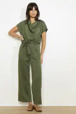 Wehkamp LOLALIZA jumpsuit kaki aanbieding