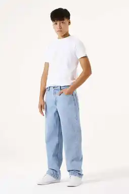 Wehkamp Garcia loose fit jeans light blue denim aanbieding