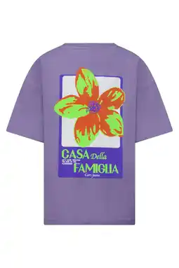 Wehkamp Little Cars T-shirt met backprint lila aanbieding