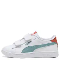 Wehkamp Puma Smash 3.0 sneakers wit/aqua aanbieding