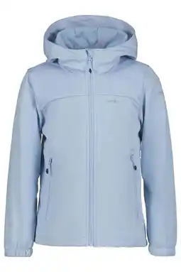 Wehkamp Icepeak softshell jas Kleve lichtblauw aanbieding