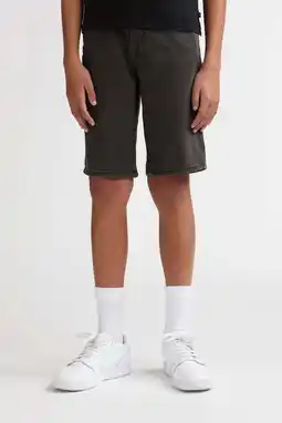 Wehkamp Petrol Industries regularwaist short grey denim aanbieding
