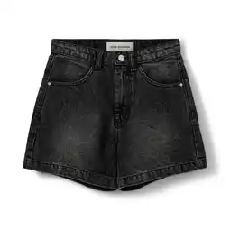 Wehkamp Sofie Schnoor girls highwaist short black denim aanbieding