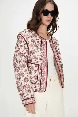 Wehkamp Grace & Mila tussenjas met quilted crème aanbieding