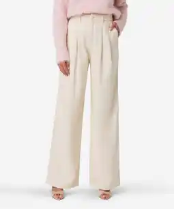 Wehkamp IBANA wide leg jeans ecru aanbieding