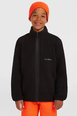 Wehkamp O'Neill fleece vest High-Pile zwart aanbieding