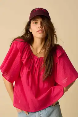 Wehkamp Sissy-Boy blouse met ruches - roze aanbieding