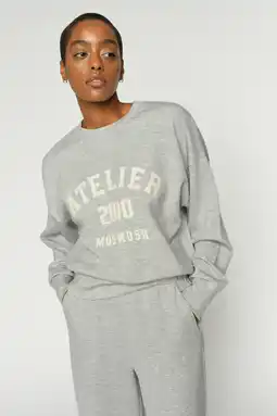 Wehkamp Mos Mosh sweater grijs aanbieding