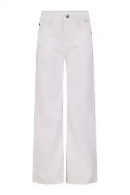 Wehkamp Retour Jeans wide leg regularwaist casual broek wit aanbieding