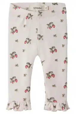 Wehkamp LIL' ATELIER BABY slim legging wit aanbieding