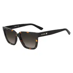 Wehkamp Moschino zonnebril met tortoise print MOL087/S bruin aanbieding