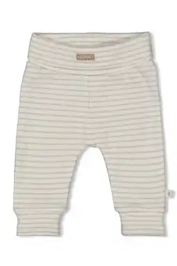 Wehkamp Feetje regularwaist gestreepte sweatpants Elephant mintgroen aanbieding