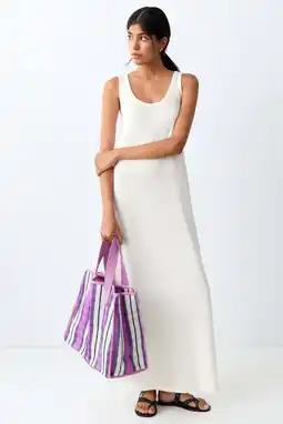 Wehkamp MANGO TEEN maxi jurk wit aanbieding