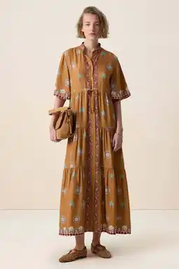 Wehkamp Sissy-Boy maxi jurk bruin aanbieding