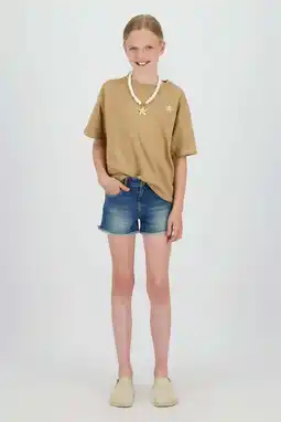 Wehkamp Raizzed T-shirt met backprint camel aanbieding